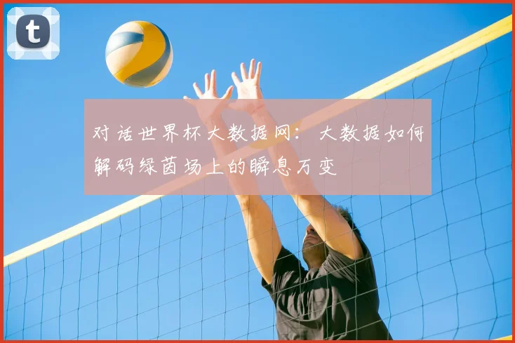 对话世界杯大数据网：大数据如何解码绿茵场上的瞬息万变